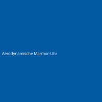 Aerodynamische Marmor-Uhr