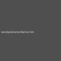 Aerodynamische Marmor-Uhr