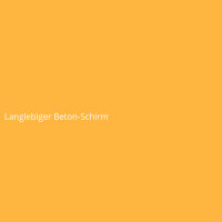Langlebiger Beton-Schirm
