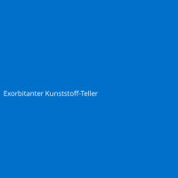 Exorbitanter Kunststoff-Teller