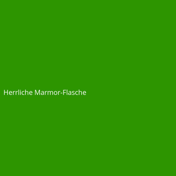 Herrliche Marmor-Flasche