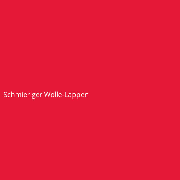 Schmieriger Wolle-Lappen