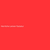 Herrliche Leinen-Tastatur