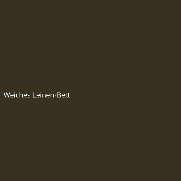 Weiches Leinen-Bett