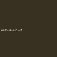 Weiches Leinen-Bett