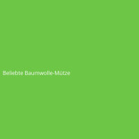 Beliebte Baumwolle-M&uuml;tze