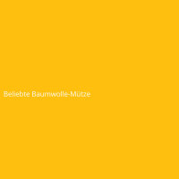 Beliebte Baumwolle-M&uuml;tze
